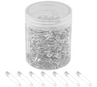 Spille da balia in metallo, 300 pezzi, 26 mm, piccole spille da balia, in argento, con scatola portaoggetti, per design alla moda, creazione di gioielli, artigianato, cucito