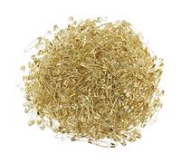 Spille da balia in metallo lucido, placcate in nichel, 1000 pezzi, 22 mm, oro