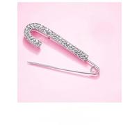 Spille da balia per abiti, Spille da balia grandi 75 mm con perle e cristalli simulati, argento oro, confezione 10-30 pezzi(Silver,20pcs)