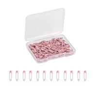 Spille da balia rosa, piccole spille da balia per vestiti, 19 mm, in metallo, mini spille di sicurezza per etichette, artigianato, cucito, creazione di gioielli (120 pezzi/scatola)