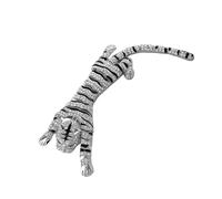 Spille Da Balzo - Gioielli Eleganti con Strass,Spilla Di Con Decorazione A Tigre In Argento E Oro | Per Blazer Costume Cosplay Matrimonio Prom Viaggio Festa Donne Uomini