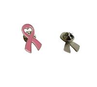 Spille Da Bavero Con Nastro Rosa 50 Pezzi per Associazioni | Spilla decorativa in stoffa con spilla a forma di cuore