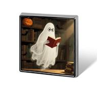 Spille da bavero fantasma spettrale di Halloween personalizzate da 1 pollice per abiti, divertenti per uomo e donna, vintage per borse, giacche, zaini, cappelli, collezione co