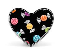 Spille da bavero nere colorate a forma di cuore, spilla smaltata a forma di cuore per uomo/donna, fermacravatta, spilla, abbi