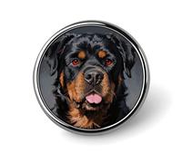 Spille da bavero personalizzate da 1 pollice a forma di Rottweiler per abiti, spille divertenti per uomo e donna, spille vintage per borse, giacche, zaini, cappelli, collezione di spille con bottoni,