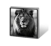 Spille da bavero quadrate con farfalla blu e spilla quadrata in metallo di bambù per abiti, zaini, cappelli, accessori da bavero