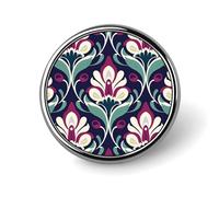 Spille da bavero rotonde in metallo, per camicie, giacche, cappelli, circolari, in alluminio, senza gemme, circolari, in alluminio, senza pietre preziose, circolari, in alluminio, senza pietre