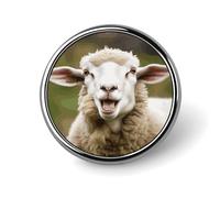 Spille da bavero, spille rotonde con pecorelle birichine, camicie, abbigliamento, borse, decorazioni