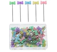 Spille da Cucito,100 Pcs Spilli Patchwork Cravatte a Fiocco Spilli Spille da Quilting Spille da Sartoria Accessori da Cucito Spille da Sarta per Artigianato di Gioielli