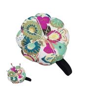 Spille da cucito - Porta aghi portatile a forma di | Cuscino floreale vintage | Ideale per accessori sartoriali, artigianato e ricamo | Supporto per aghi stile retrò