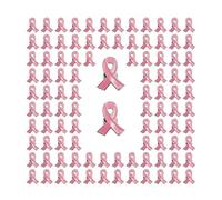 Spille Da Donna 100 Pezzi per Associazioni | Decorazioni con spilla rosa Distintivo for eventi sociali pubblici di beneficenza