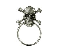 Spille da motociclista teschio e ossa porta occhiali da sole