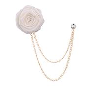 Spille da sposa in tessuto arte rosa spilla da bavero ben progettato catena distintivo spilla petto distintivo moda spilla da sposa spille per uomo vestito fiore spilla per uomo spilla da uomo abiti