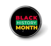 Spille del mese della storia nera, distintivi per bottoni circolari per spille per zaini
