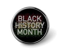 Spille del mese della storia nera, distintivi per bottoni circolari per spille per zaini