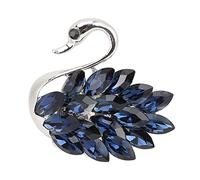Spille di per donne e ragazze, eleganti spille di Sinestone Spille di per spille di cristallos per il regalos di Natale. regalos di Natale (Diamond Orchide d'argento)