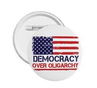 Spille di protesta "Democrazia contro l'oligarchia", spilla decorativa "Lotta all'oligarchia", 1 pezzo.