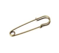 spille di sicurezza , 10 pezzi 75/80/100 mm di grandi dimensioni 20 stile moda spilla grande in ferro adatta for donne fai da te spilla base accessori for gioielli risultati(Cooper 75mm)