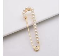 spille di sicurezza , 10 spille di sicurezza da 7,5 cm for donna, con ciondolo in perla simulata, spilla con strass di cristallo(3)
