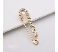 spille di sicurezza , 10 spille di sicurezza da 7,5 cm for donna, con ciondolo in perla simulata, spilla con strass di cristallo(108)