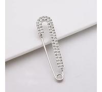 spille di sicurezza , 10 spille di sicurezza da 7,5 cm for donna, con ciondolo in perla simulata, spilla con strass di cristallo(2)