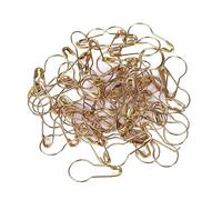 spille di sicurezza， 1000 spilli da balia in zucca nera, segnapunti in metallo, spilli a bulbo for lavori artigianali, lavori a maglia, cucito, abbigliamento, spille da balia in zucca(Gold)