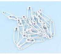 spille di sicurezza , 20 spille di sicurezza multicolore da 19 mm, fai da te, in rame, for indumenti, mini spille di sicurezza affascinanti, accessori for strumenti da cucito(Wit)