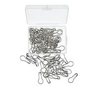 spille di sicurezza, 200 segnapunti in metallo for cucito, lavoro a maglia, artigianato, spilli a bulbo, spilli a zucca, spilli di sicurezza a forma di zucca, ideali for abbigliamento(Silver White)