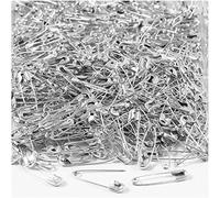 Spille di sicurezza, L: 22 mm, argento, 500 pezzi