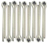 Spille divise in acciaio inox di grado marino (confezione da 20)