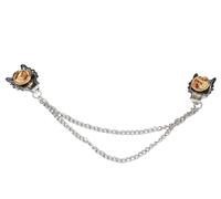 Spille Drago Catena d'Argento Spille per Colletto Spilla per Risvolto Spilla Spille per Uomo, Maglione/Fermaglio per Colletto con Catena-Vintage Look Abito/Camicetta/Cardigan Durable Design