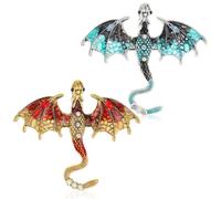 Spille Drago Divertente, Broccia del dragone di spada,stile vintage Regali Sciarpa Lapel Pin Charms spilla per donne e uomini, sciarpe, maglioni giacche