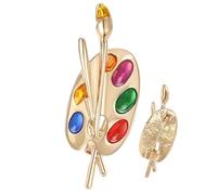 Spille E Fermagli Per Donne | Corsage Alla | Spille Da Bavero A Del Pittore | Per Maglione Sciarpa Cappotto Giacca Banchetto Festa Cappello Borsa Abito Cravatta Compleanno Amanti Della Pittura Donne U