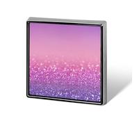 Spille e spille unisex con glitter, quadrate e leggere, con sfumatura rosa-viola, per abbigliamento, scialle e cappello