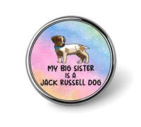 Spille in blocco Spille smaltate La mia sorella maggiore è uno Shih Tzu Spille per zaini Cucciolo Cagnolino Bottoni per jeans Amante dei cani Animale domestico Astratto Regalo per mamma di cane Spi