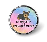 Spille in blocco Spille smaltate La mia sorella maggiore è uno Shih Tzu Spille per zaini Cucciolo Cagnolino Bottoni per jeans Amante dei cani Animale domestico Astratto Regalo per mamma di cane Spi