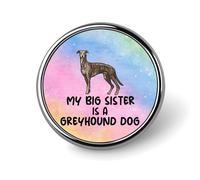 Spille in blocco Spille smaltate La mia sorella maggiore è uno Shih Tzu Spille per zaini Cucciolo Cagnolino Bottoni per jeans Amante dei cani Animale domestico Astratto Regalo per mamma di cane Spi