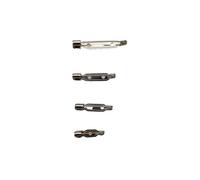 Spille in metallo con fori, 10 pezzi multicolore spilla base barra posteriore porta badge perni risultati gioielli fai da te 15-30 mm(Iron,15mm)