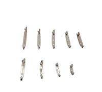 Spille in metallo con fori, Basi for clip for spilla con vuota in metallo da 100 pezzi 1,5-4,5 cm(2.5cm)