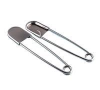 Spille in metallo con fori, Perni 2 pezzi 108-128 mm argento opaco scialle spilla lavanderia kilt coperta posteriore Trova s(108mm)