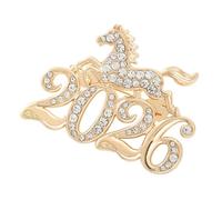Spille In Stile Vintage Fermaglio con Strass per l'Anno del Cavallo e per