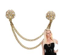 Spille magnetiche, clip per vestiti, clip per indumenti magnetici in lega rotonda, eleganti e robusti bottoni a pressione per maniche, gonne e pantaloni.