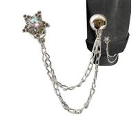 Spille Magnetiche per Abiti,Magnetici regolabili con catena,Bottone stringi-vita per pantaloni - Per camicie, bluse, vestiti, fidanzata, donne, ragazze, amiche, madre