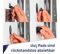 Spille magnetiche silwy® flex con cuscinetti in nano gel metallico