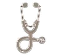 Spille mediche per infermiera, spille mediche per donne, stetoscopio smalto gioielli, giacche distintivo, Klein, Metallo non prezioso