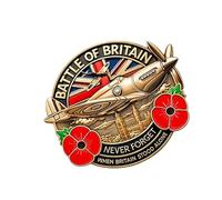Spille metalliche per stemmi britannici, spille commemorative britanniche - Spilla da bavero in metallo Inghilterra lotta anniversari commemorativi,Ricordo degli anniversari commemorativi 'Inghilterra