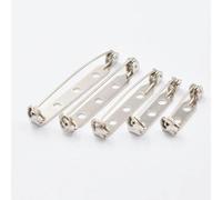 Spille metalliche, spille con chiusura, 20 pezzi 20-38 mm spilla posteriore barra for gioielli fai da te(25mm)