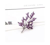 Spille Moda Bellezza Albero Donna Oro Rosa Lega di Zinco Cristallo Squisito Fiore Spilla da Vestiti Festa Nozze(Red,G wine red)