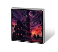 Spille nere a forma di casa stregata per donne e uomini per zaini,