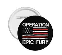 Spille Operation Epic Fury, distintivi, spilla per vestiti, zaino, cappello